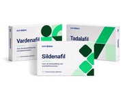 Verpakking van sildenafil, tadalafil en vardenafil