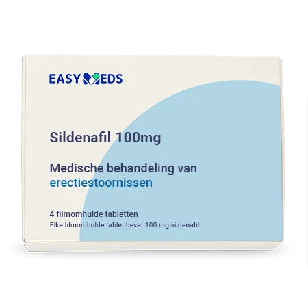 Sildenafil 100 mg 4 filmomhulde tabletten