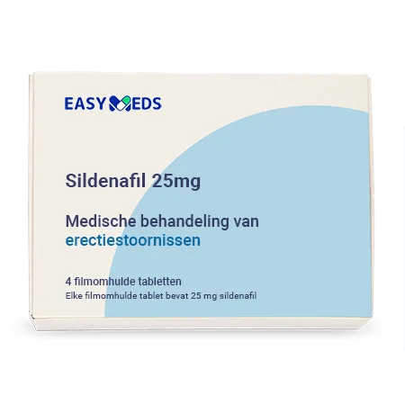 Sildenafil 25 mg 4 filmomhulde tabletten