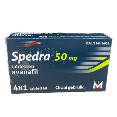 Spedra 50 mg 4 tabletten van Menarini