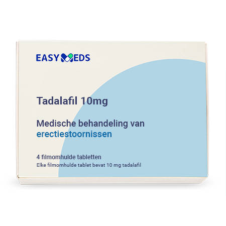 Tadalafil 10 mg 4 filmomhulde tabletten