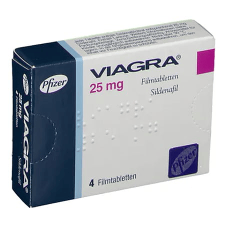 Viagra 25 mg 4 filmomhulde tabletten