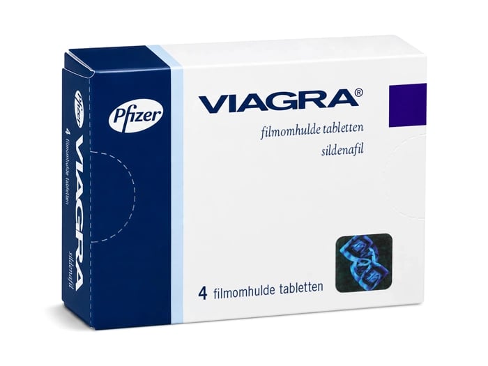 Viagra-verpakking