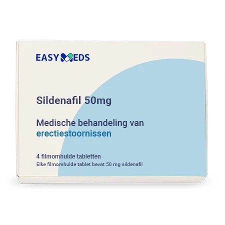 Sildenafil 50 mg 4 filmomhulde tabletten